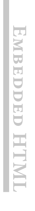 Embedded HTML